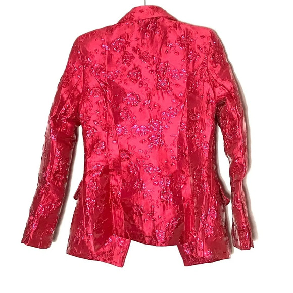 Amanda Uprichard Aldridge Blazer Rosebud Brocade Small NWOT - Picture 7 of 7
